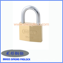 Hot Sale Brass Painted/Silver Painted Rhombic Type Iron Padlock